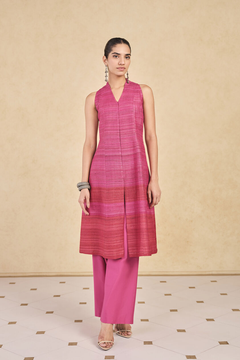 Kirabo Silk Co-ord - Pink, Pink, image 1